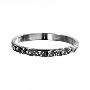 Change - anello unisex in argento naturale